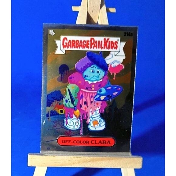 2023 Topps Garage Pail Kids Chrome Series 6 Off-Color Clara #214a - Picture 6 of 6